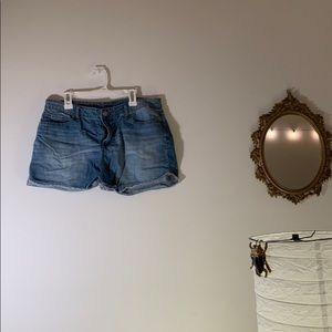 Raw edge Calvin Klein Jean shorts